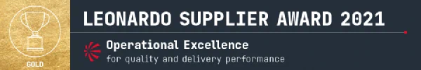 Leonardo Supplier Award 2021 — Operational Excellence (gold)