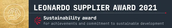 Leonardo Supplier Award 2021 — Sustainability award